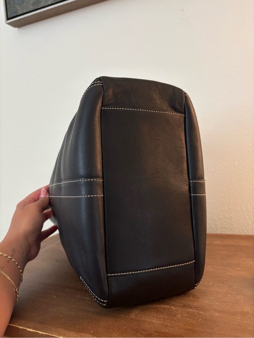 Vintage Coach Legacy Ergo Tote 11285 Black Leather - Gem